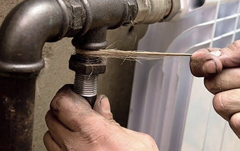 Sellado e instalación de tubería roscada